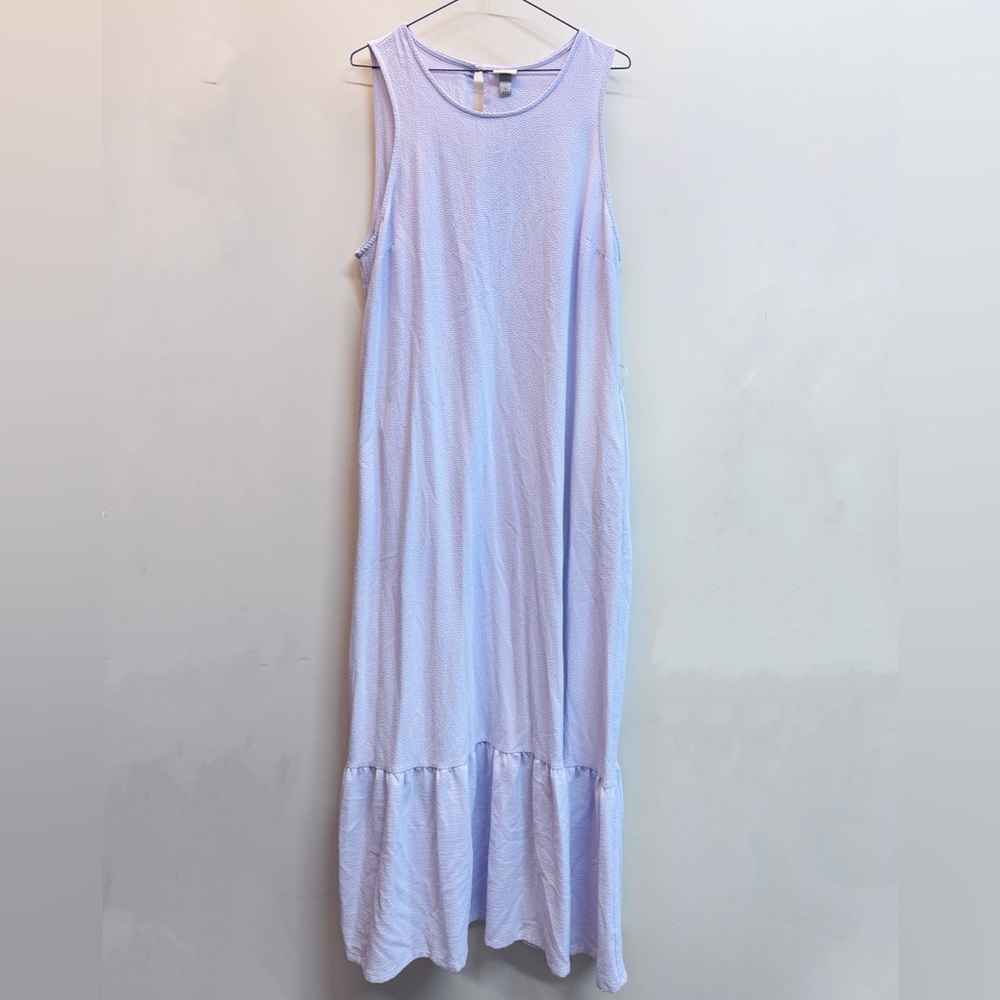 Target a new day Maxi lavender stretch dress with pocket, Size L